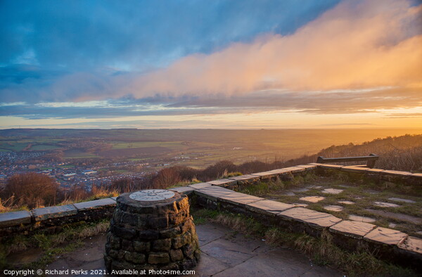 Otley - Yorkshire Views at Sunrise Picture Board by Richard Perks