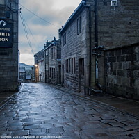 Buy canvas prints of Heptonstall main street  by Richard Perks