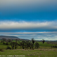 Buy canvas prints of Clouds over Pendle Hill by Richard Perks
