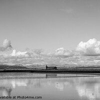Buy canvas prints of Morecambe bay cloud reflections by Richard Perks