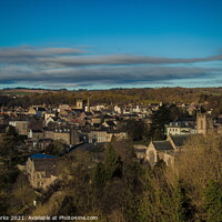 Buy canvas prints of Views over Richmond Castle by Richard Perks