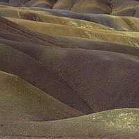 Buy canvas prints of INDIAN OCEAN MAURITIUS CHAMAREL COLOURED EARTHS by urs flueeler