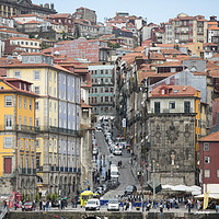 Buy canvas prints of EUROPE PORTUGAL PORTO RIBEIRA OLD TOWN by urs flueeler