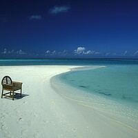 Buy canvas prints of ASIA INDIAN OCEAN MALDIVES SEASCAPE BEACH by urs flueeler