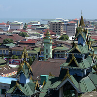 Buy canvas prints of ASIA MYANMAR MYEIK CITY by urs flueeler