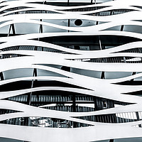 Buy canvas prints of Modern Architecture, Minimal Futuristic Abstract by Radu Bercan