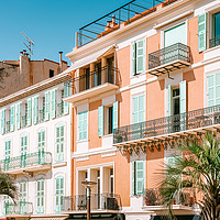 Buy canvas prints of Architecture Downtown Cannes City, French Riviera by Radu Bercan