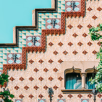 Buy canvas prints of Casa Amatller Barcelona, Modernisme Architecture by Radu Bercan