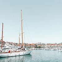 Buy canvas prints of Port Of Cannes, French Riviera, Luxurious Yachts by Radu Bercan