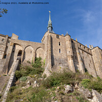 Buy canvas prints of Abbey of Mont Saint-Michel by aurélie le moigne