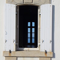 Buy canvas prints of Closed window in an open window by aurélie le moigne