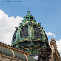 Buy canvas prints of Dome of a palace in Prague by aurélie le moigne