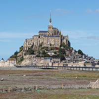Buy canvas prints of Mont Saint-Michel by aurélie le moigne