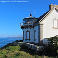 Buy canvas prints of Lighthouse of Millier Point in Beuzec Cap Sizun by aurélie le moigne