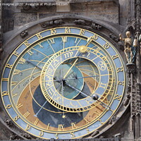 Buy canvas prints of Astronomical clock in Prague by aurélie le moigne