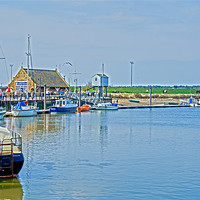Buy canvas prints of Wells Harbour by Oliver Porter