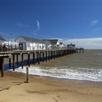 Buy canvas prints of Southwold Pier by Oliver Porter