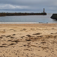 Buy canvas prints of Seaham Harbour by Oliver Porter