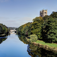 Buy canvas prints of A Summers Day in Durham by Oliver Porter