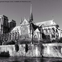 Buy canvas prints of Notre Dame Cathedral  by Angharad Morgan