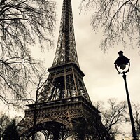Buy canvas prints of Eiffel Tower by Angharad Morgan
