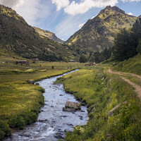 Buy canvas prints of Creek at Incles Valley in Andorra by Pere Sanz