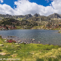 Buy canvas prints of Panoramic view of Pessons Lakes in Andorra by Pere Sanz
