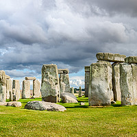 Buy canvas prints of  The prehistoric monument of Stonehenge  by Pere Sanz