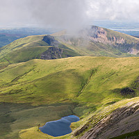 Buy canvas prints of View from Snowdon Summit, Wales by Pere Sanz