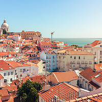 Buy canvas prints of Lisbon cityscape of the Alfama district, Portugal  by Pere Sanz