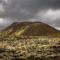 Buy canvas prints of Volcanic Landscape at Reykjanesfolkvangur Reserve  by Pere Sanz