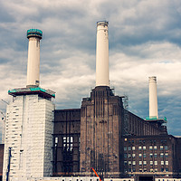 Buy canvas prints of Battersea Power Station in Chelsea, London by Pere Sanz