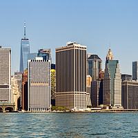 Buy canvas prints of Lower Manhattan Skyline, NYC, USA by Pere Sanz