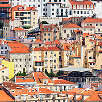 Buy canvas prints of Lisbon Historical City Close up, Portugal by Pere Sanz