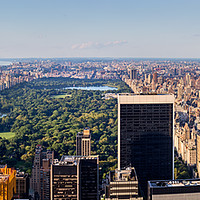 Buy canvas prints of Panoramic Aerial View of Central Park in Ney York by Pere Sanz