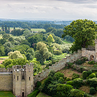 Buy canvas prints of  View of Warwick castle   by Pere Sanz