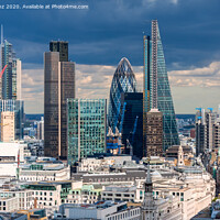 Buy canvas prints of The City of London in the afternoon by Pere Sanz