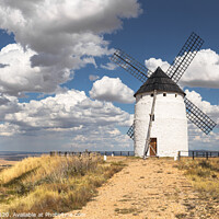 Buy canvas prints of Tradicional Windmill in Ojos Negros, Teruel, Spain by Pere Sanz