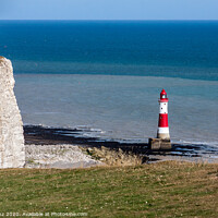 Buy canvas prints of Beachy Head Lighthouse in the afternoon by Pere Sanz
