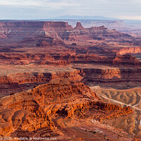 Buy canvas prints of View from Deadhorse Point State Park in Utah at Sunset, USA by Pere Sanz