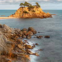 Buy canvas prints of Cap Roig, a Prominent Sea Stack in Costa Brava, Catalonia by Pere Sanz