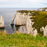 Buy canvas prints of Cliffs of Etretat, Normandy, France by Pere Sanz
