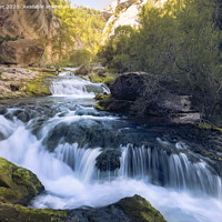 Buy canvas prints of The Source of the Pitarque River in Teruel, Spain by Pere Sanz