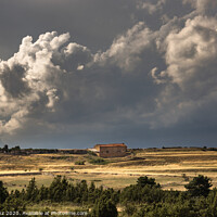 Buy canvas prints of Stormy Clouds over a rural House  by Pere Sanz