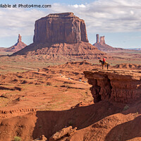 Buy canvas prints of John Ford Point at Monument Valley Navajo Park in Utah-Arizona Border  by Pere Sanz