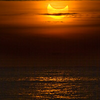 Buy canvas prints of Catalonia - January 4: Partial solar eclipse durin by Pere Sanz