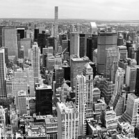 Buy canvas prints of Manhattan Panoramic Aerial View by Pere Sanz
