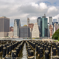 Buy canvas prints of Lower Manhattan skyline view from Brooklyn, NYC, USA by Pere Sanz