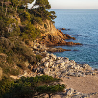 Buy canvas prints of Beautiful Seascape  in Lloret de Mar, Costa Brava, Catalonia by Pere Sanz