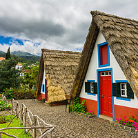 Buy canvas prints of Traditional house in Santana by Nicolas Boivin